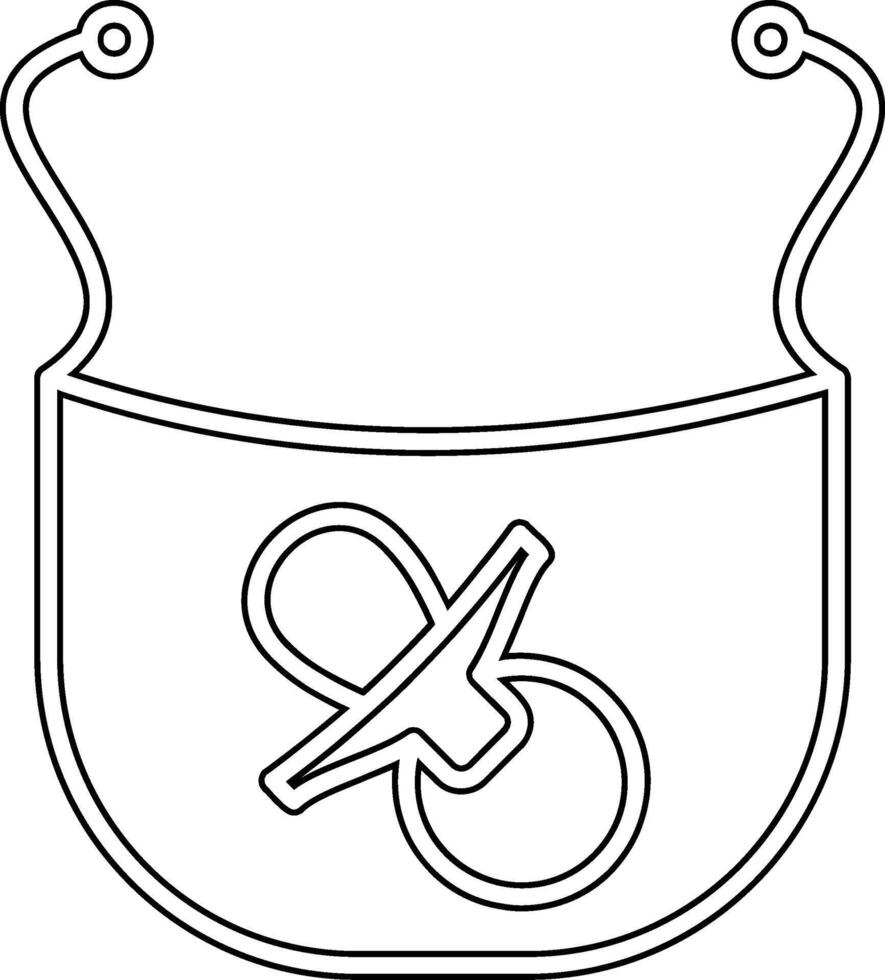 Bib Vecto Icon vector