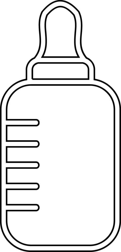 Baby Bottle Vecto Icon vector