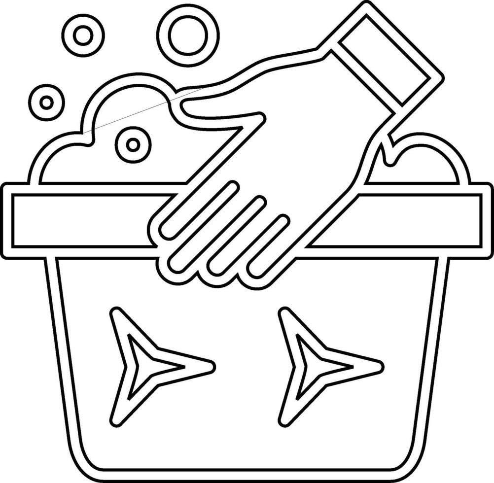 Hand Wash Vecto Icon vector