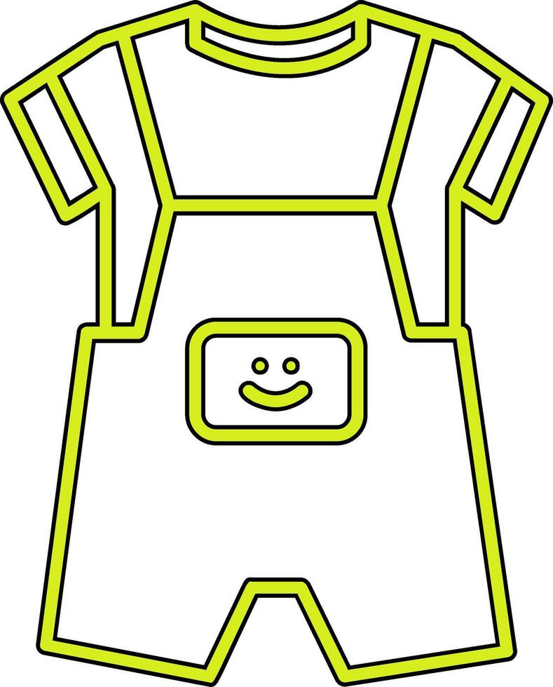 Dungarees Vecto Icon vector