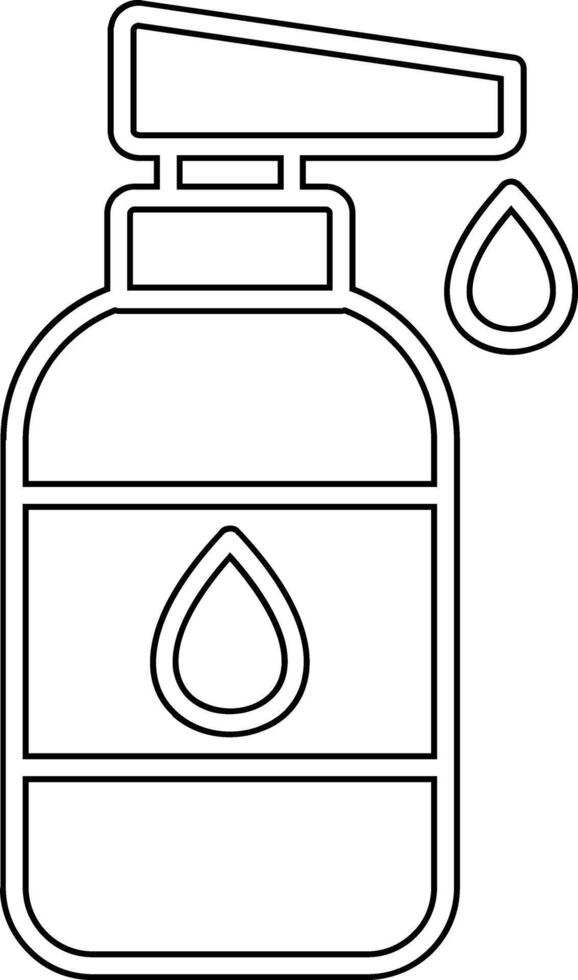 Baby lotion Vecto Icon vector