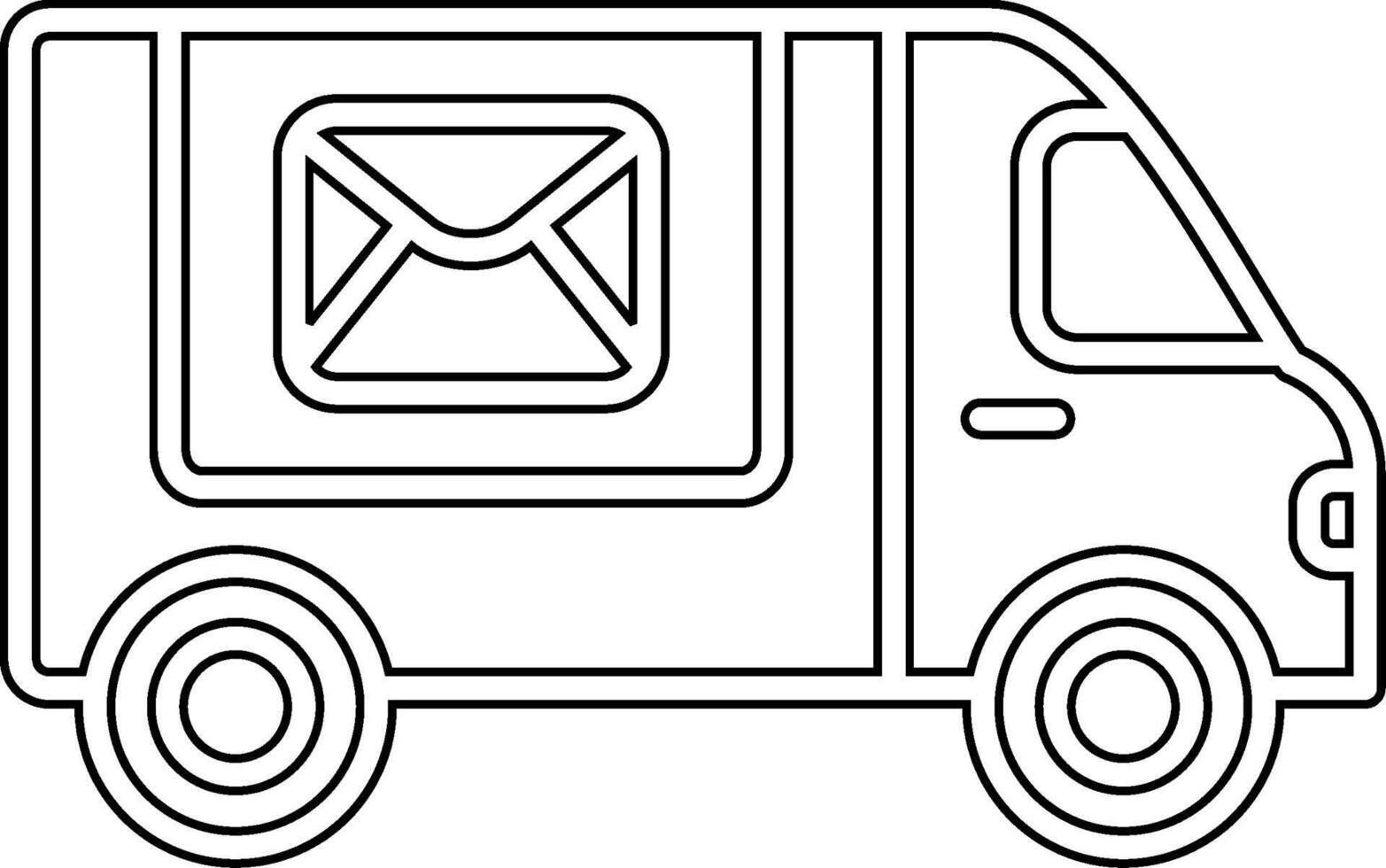 Postal Delivery Vecto Icon vector
