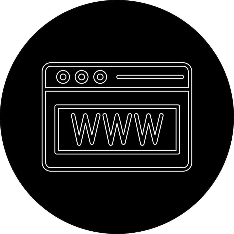 Web Browser Vecto Icon vector