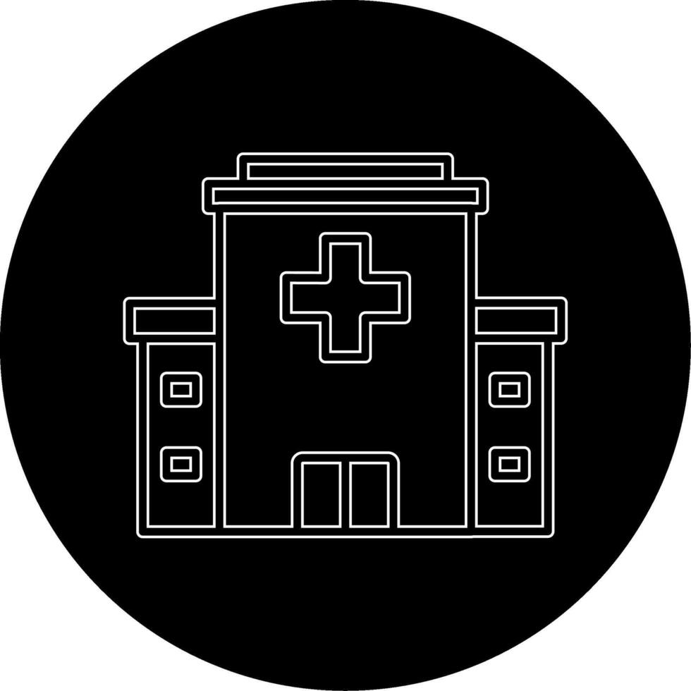 Hospital Building Vecto Icon vector