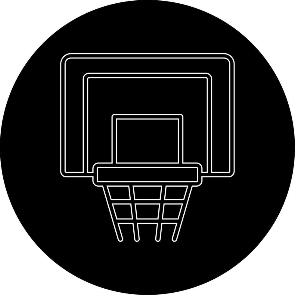 Basketball Hoop Vecto Icon vector