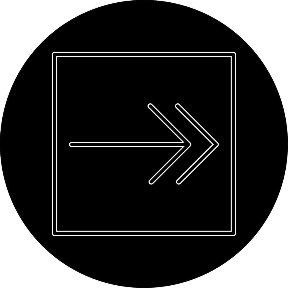 Right Arrow Vecto Icon vector