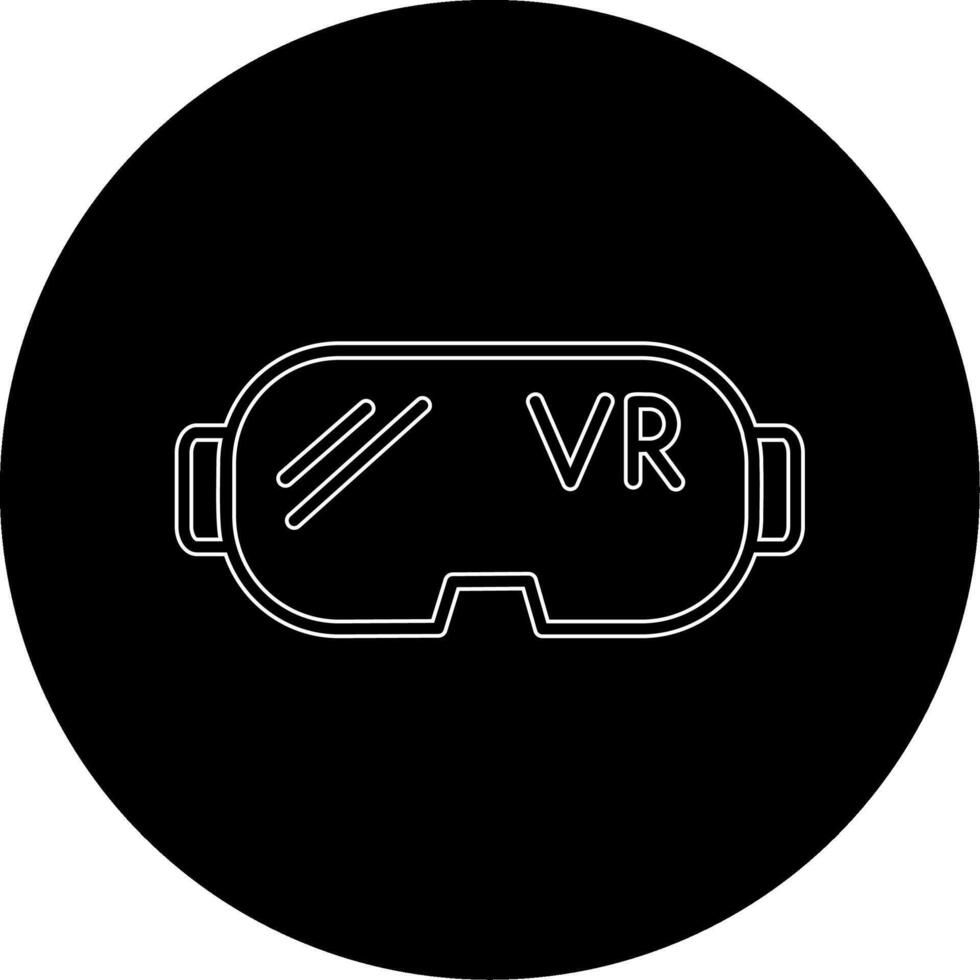 vr lentes vecto icono vector