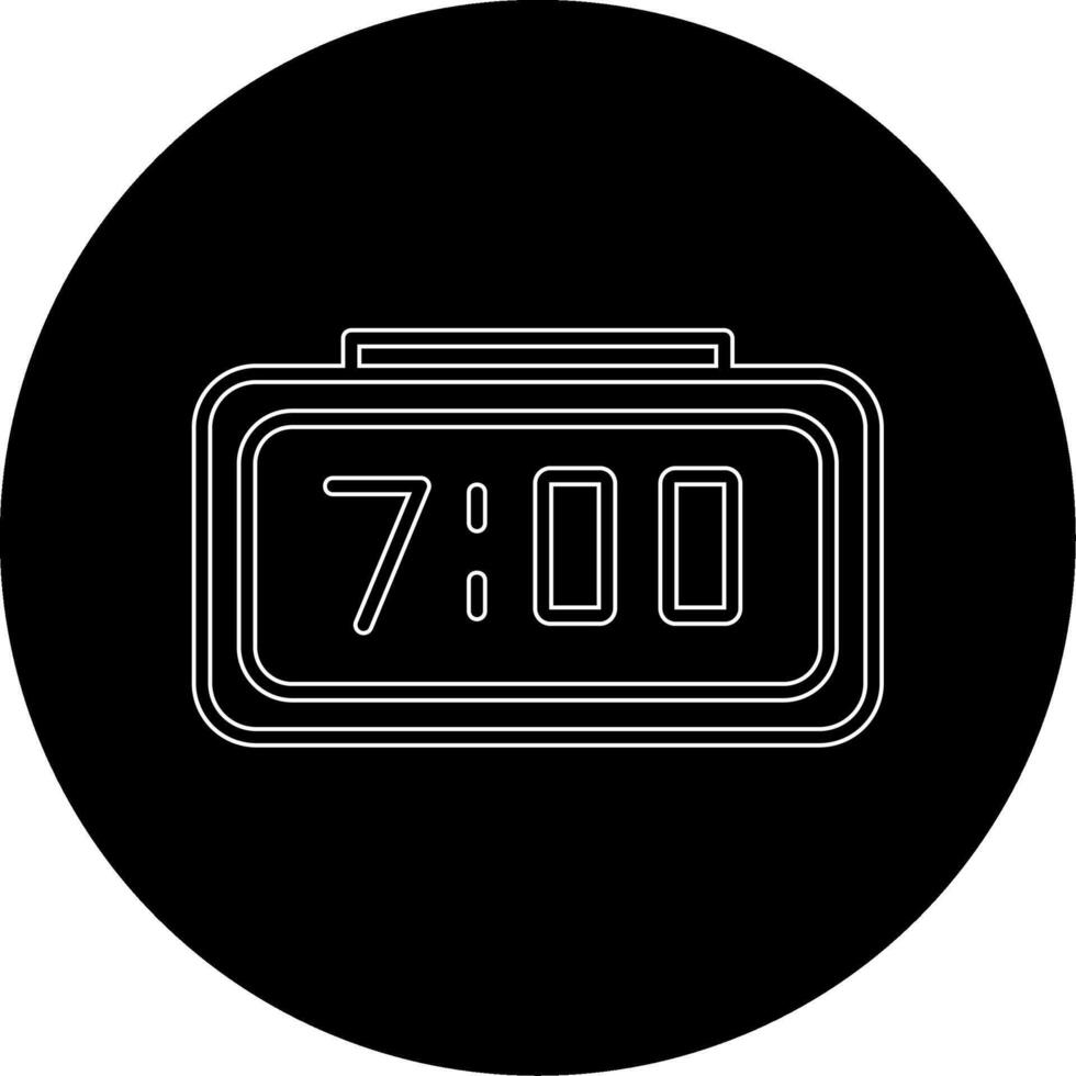 Digital Clock Vecto Icon vector