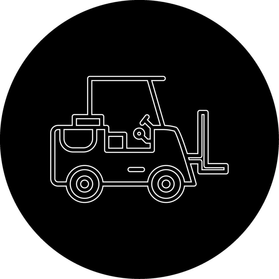 Forklift Vecto Icon vector