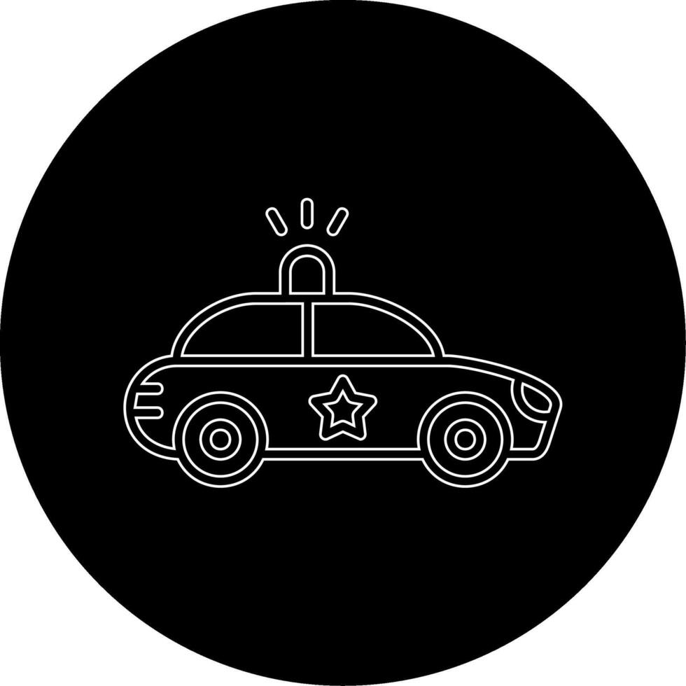 Police Car Vecto Icon vector