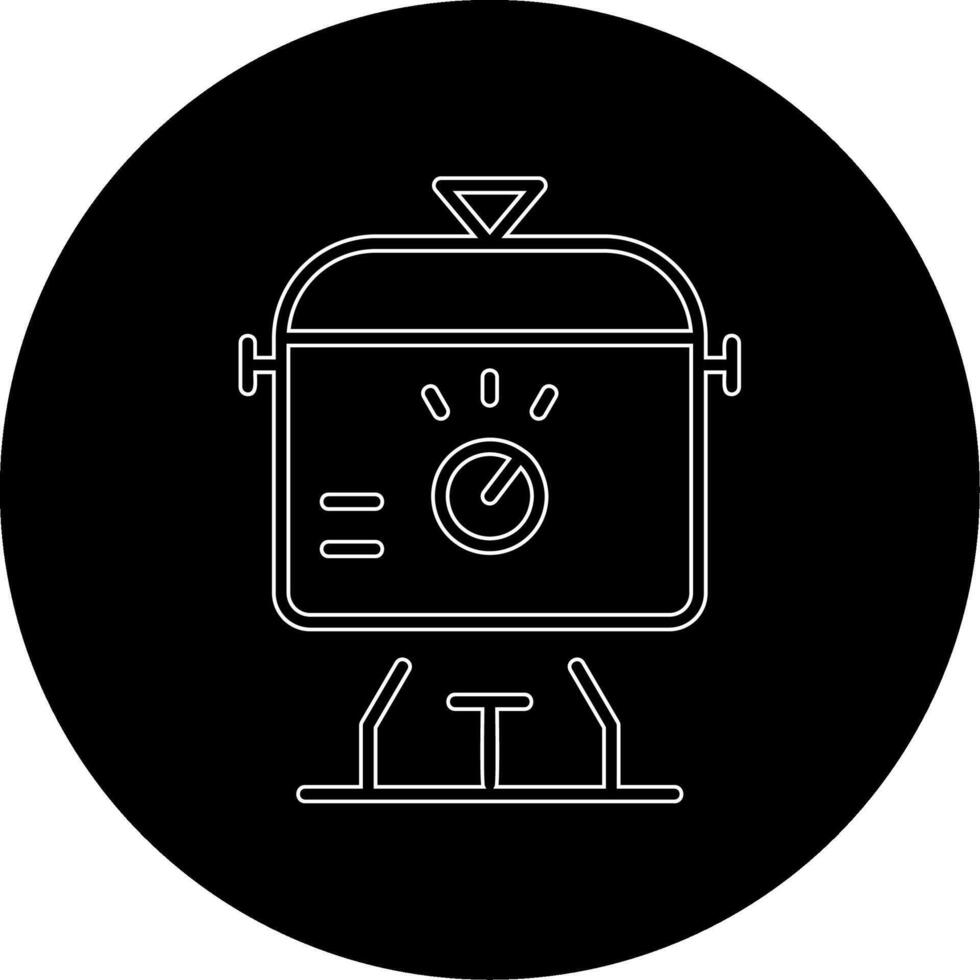 Slow Cooker Vecto Icon vector