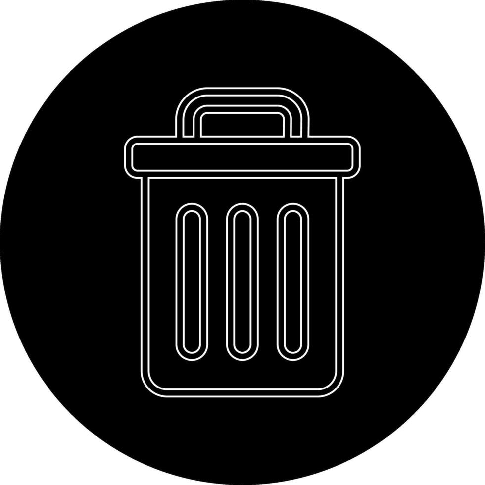 Trash Bin Vecto Icon vector