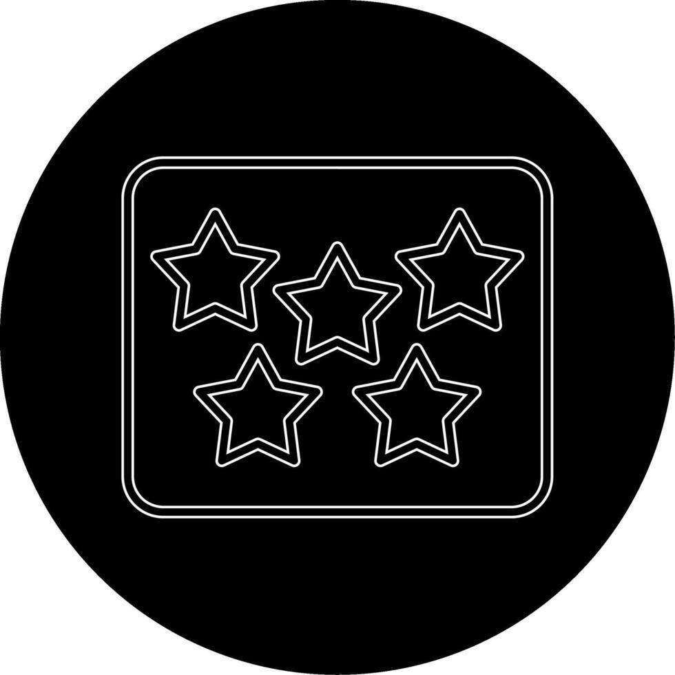 Five Star Vecto Icon vector