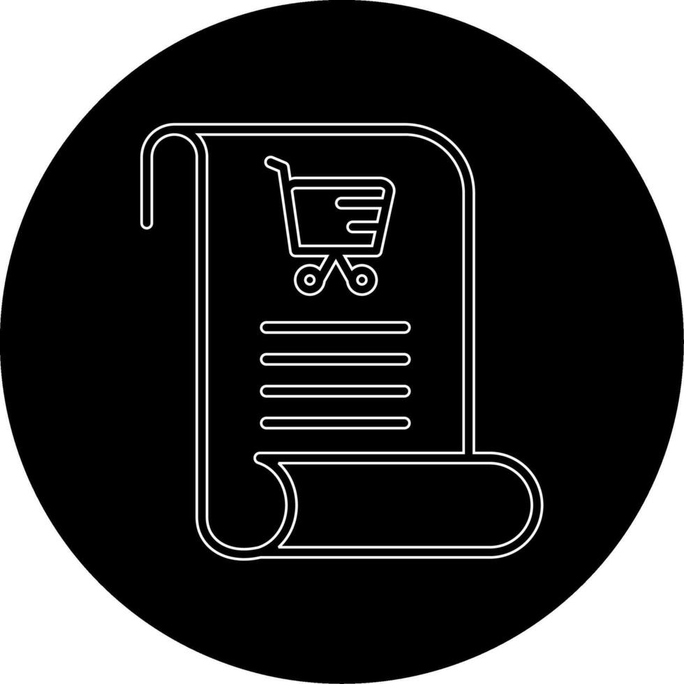 Shopping List Vecto Icon vector