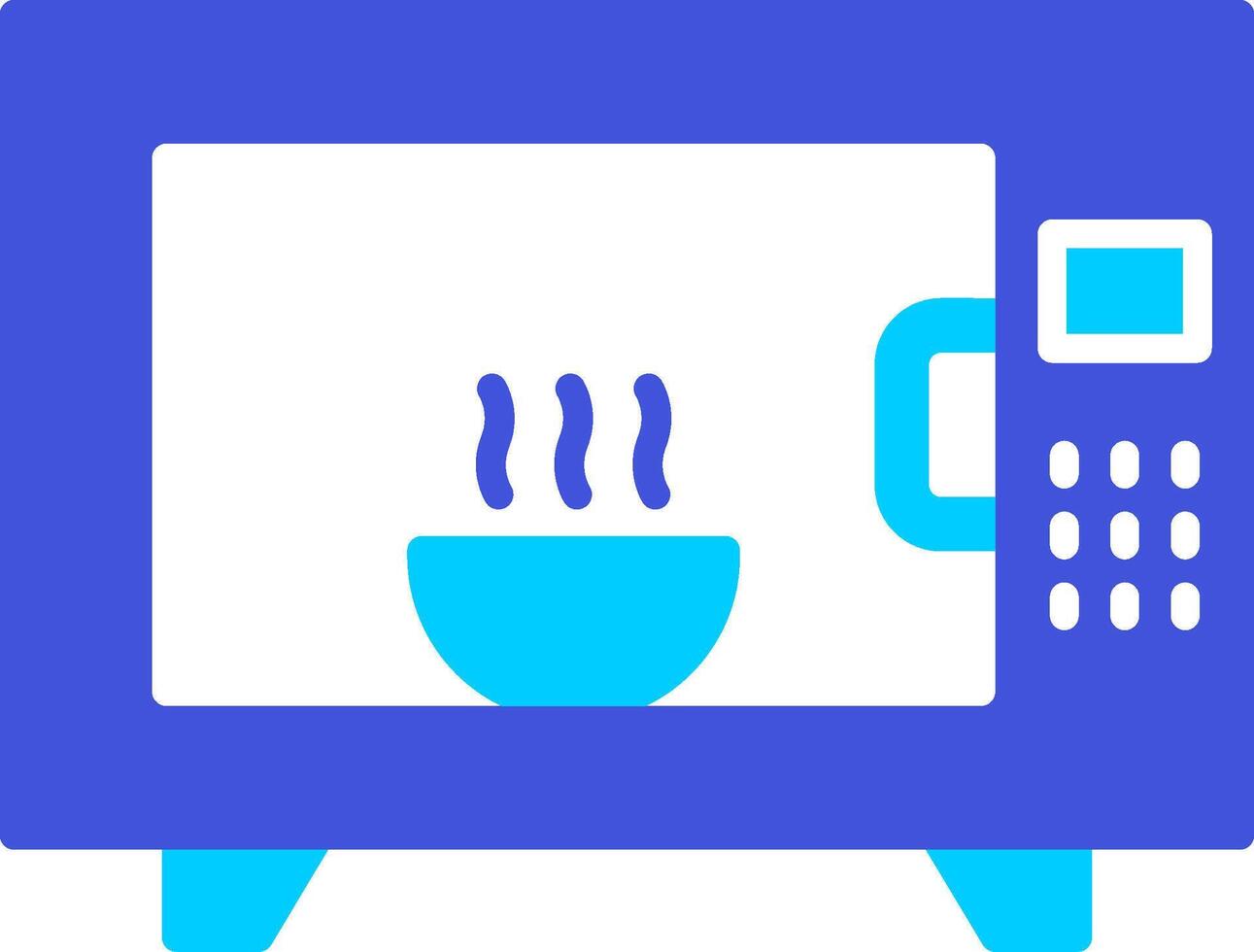 Microwave Oven Vecto Icon vector