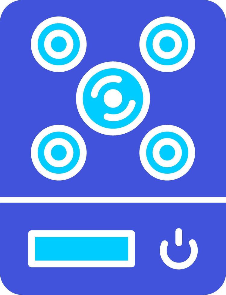 Induction Stove Vecto Icon vector