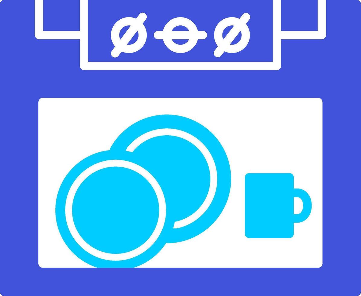 Dish Washer Vecto Icon vector
