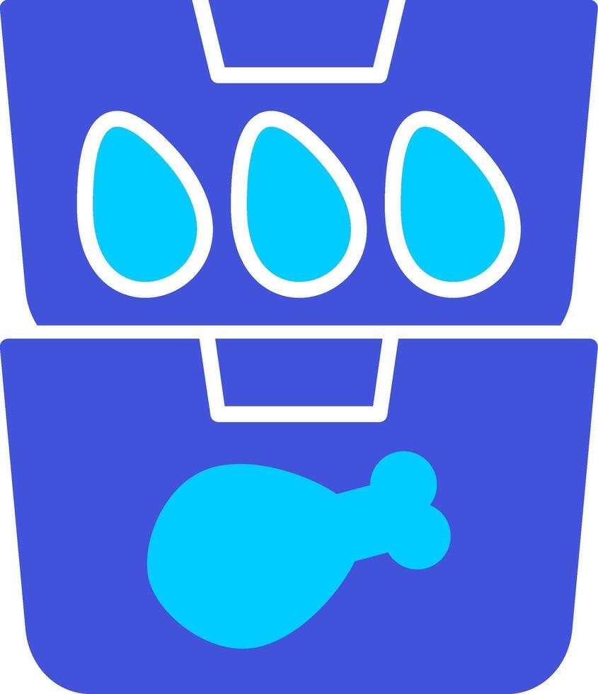 Food Containers Vecto Icon vector