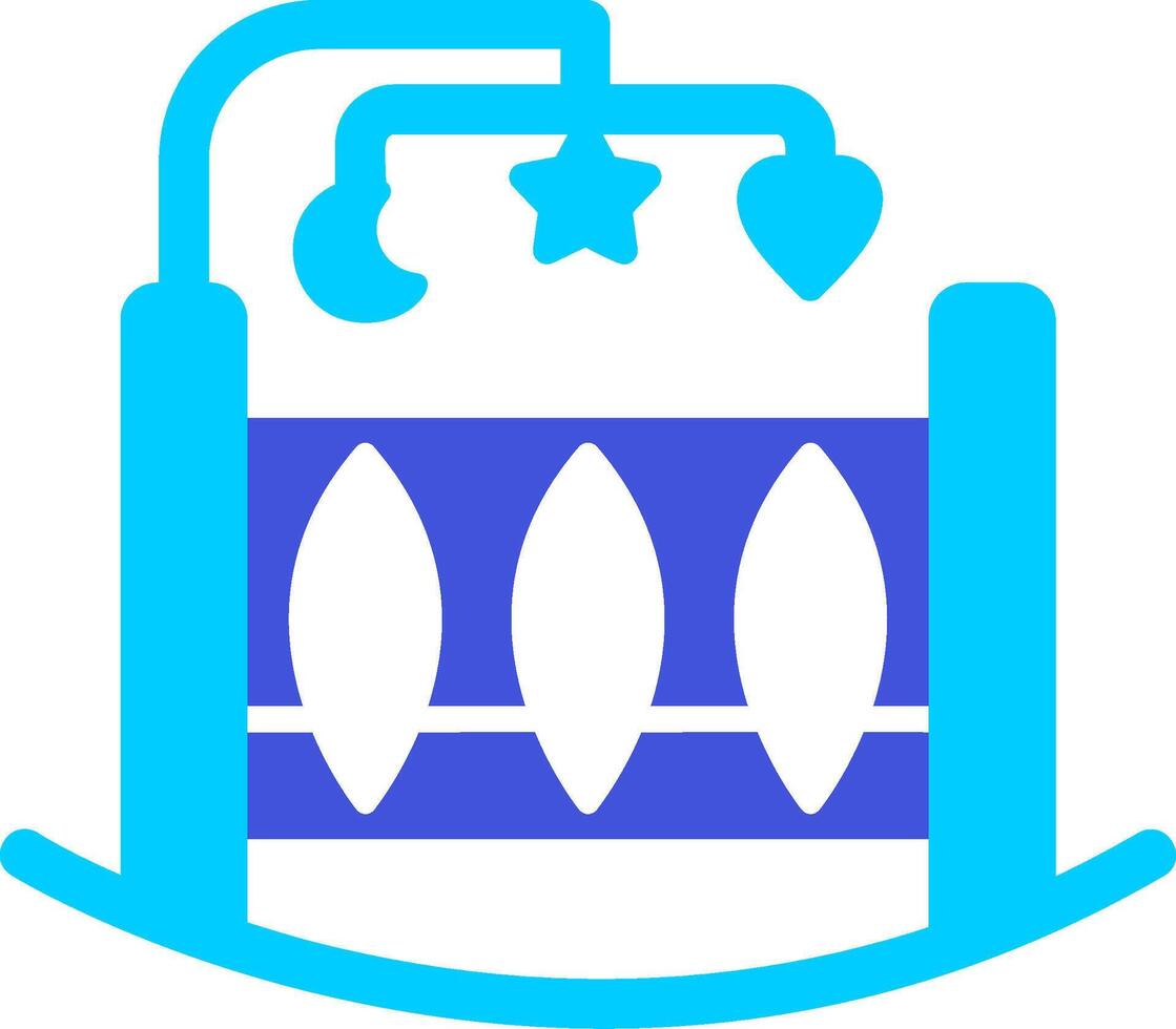 Crib Vecto Icon vector