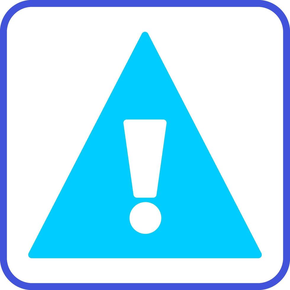 Caution Sign Vecto Icon vector