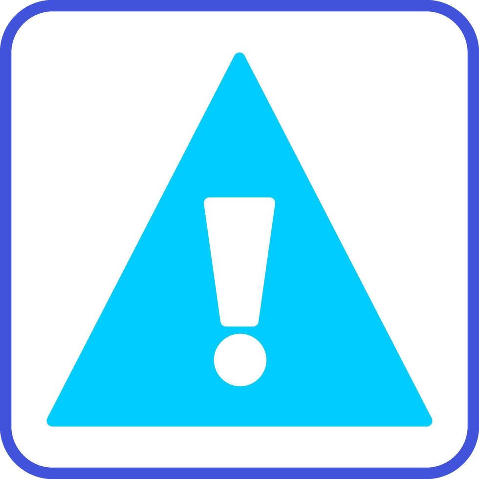 Caution Sign Vecto Icon vector