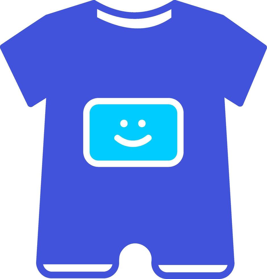 Baby Boy Outfit Vecto Icon vector