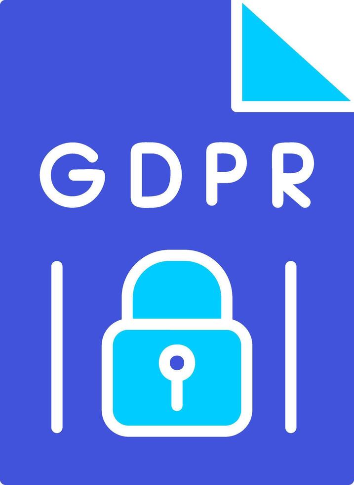 GDPR Vecto Icon vector