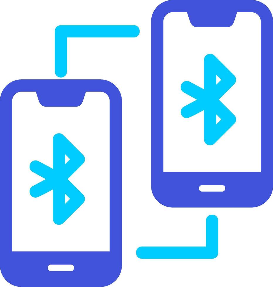 Phone Bluetooth Connected Vecto Icon vector