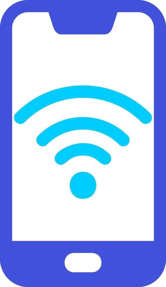 teléfono inteligente Wifi vecto icono vector