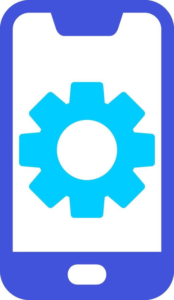 Mobile Setting Vecto Icon vector