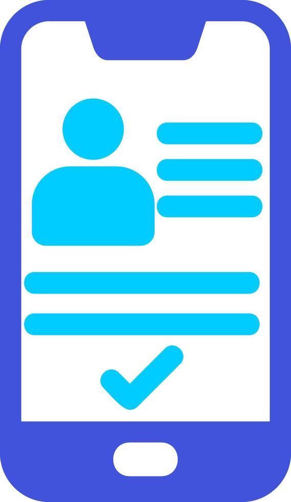 Smartphone Id Vecto Icon vector