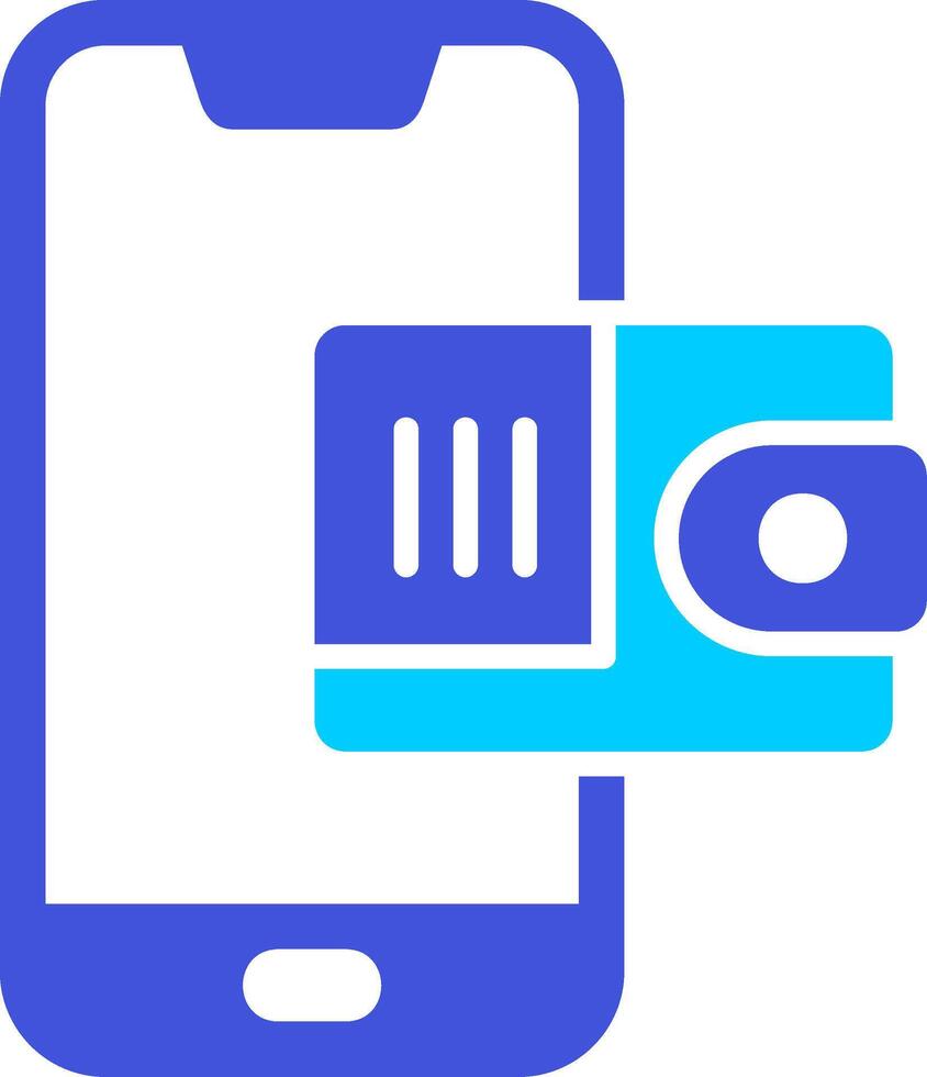 Mobile Wallet Vecto Icon vector