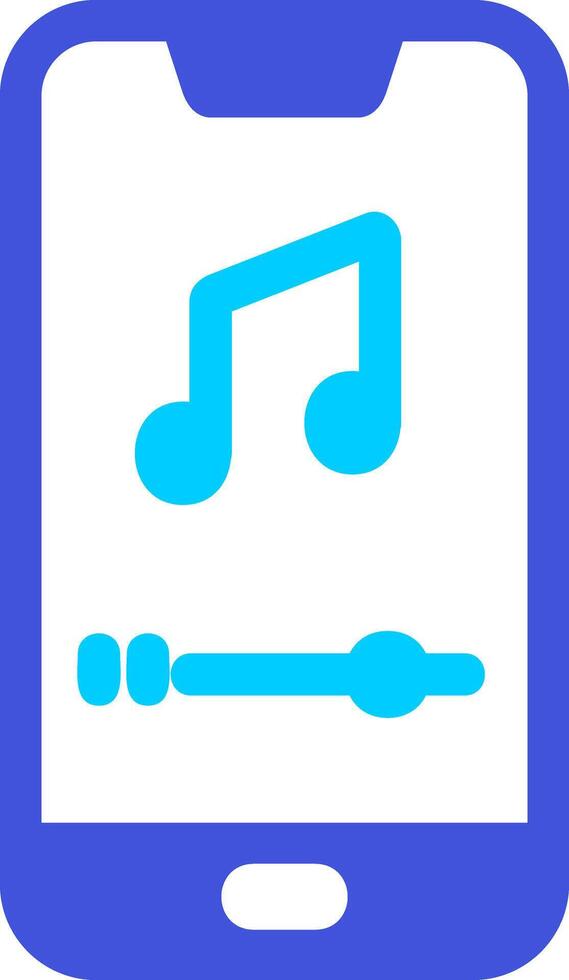 Mobile Music Player Vecto Icon vector