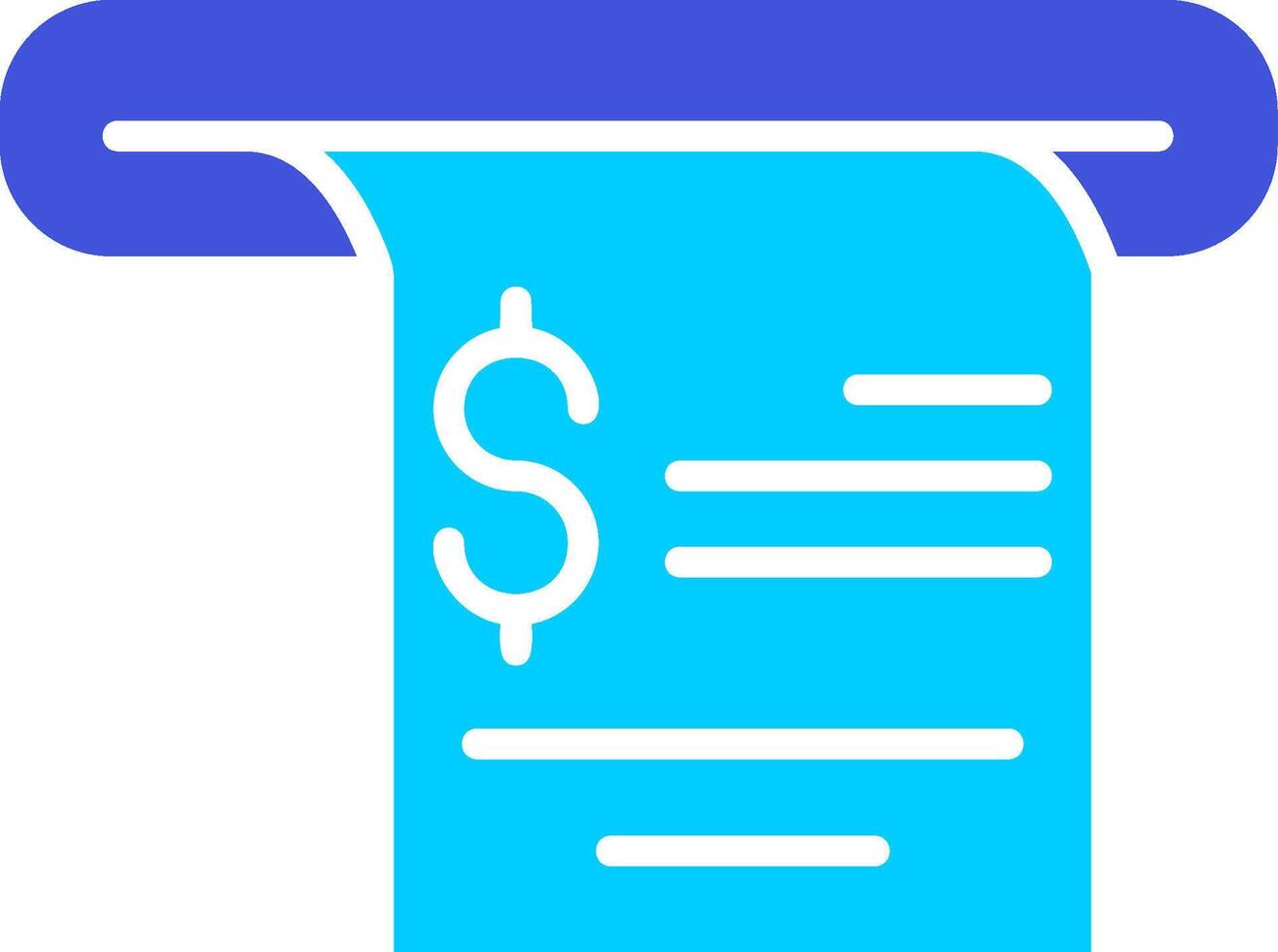 Receipt Vecto Icon vector