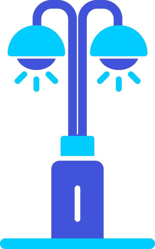parque lámpara vecto icono vector