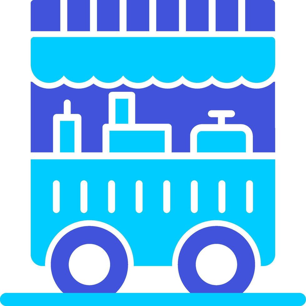 Food Cart Vecto Icon vector