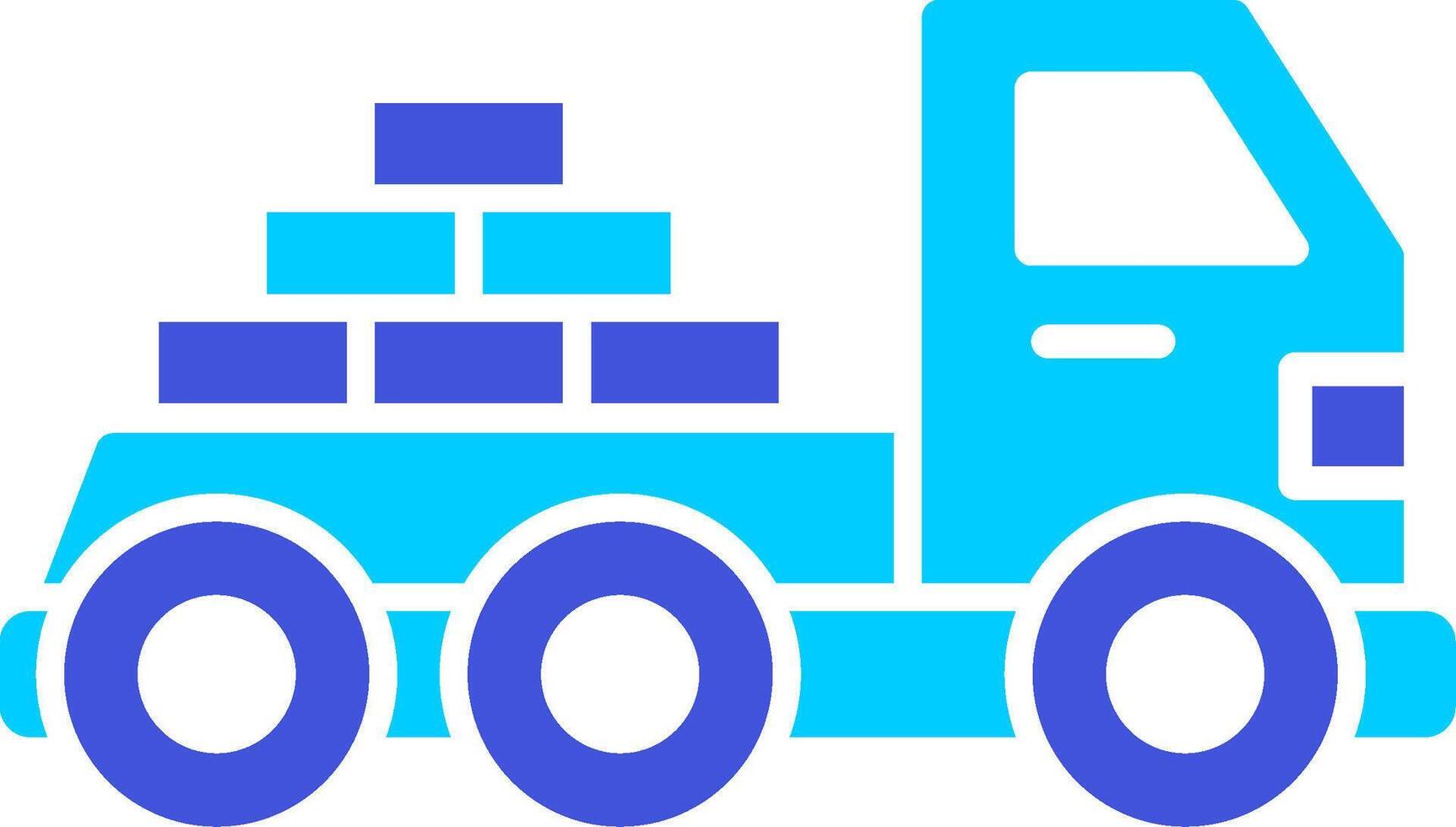 Logistics Delivery Truck Vecto Icon vector