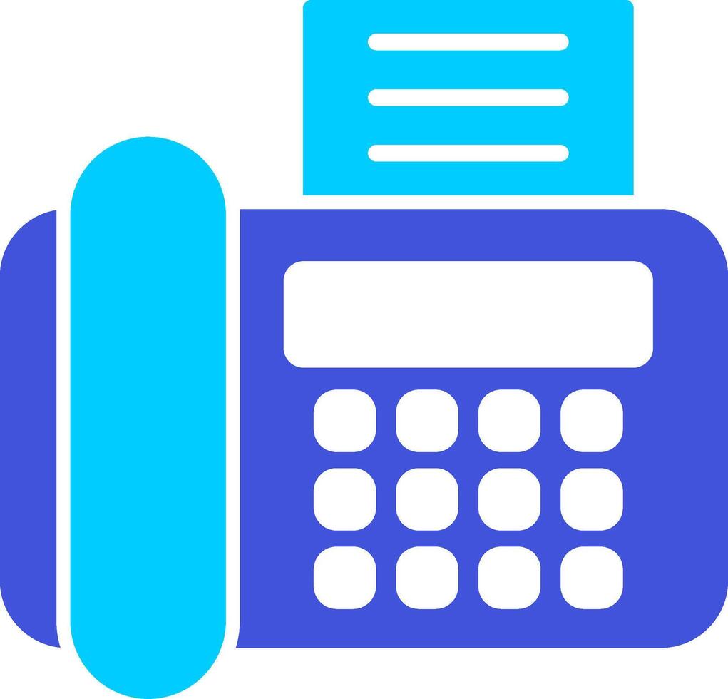 Fax Machine Vecto Icon vector