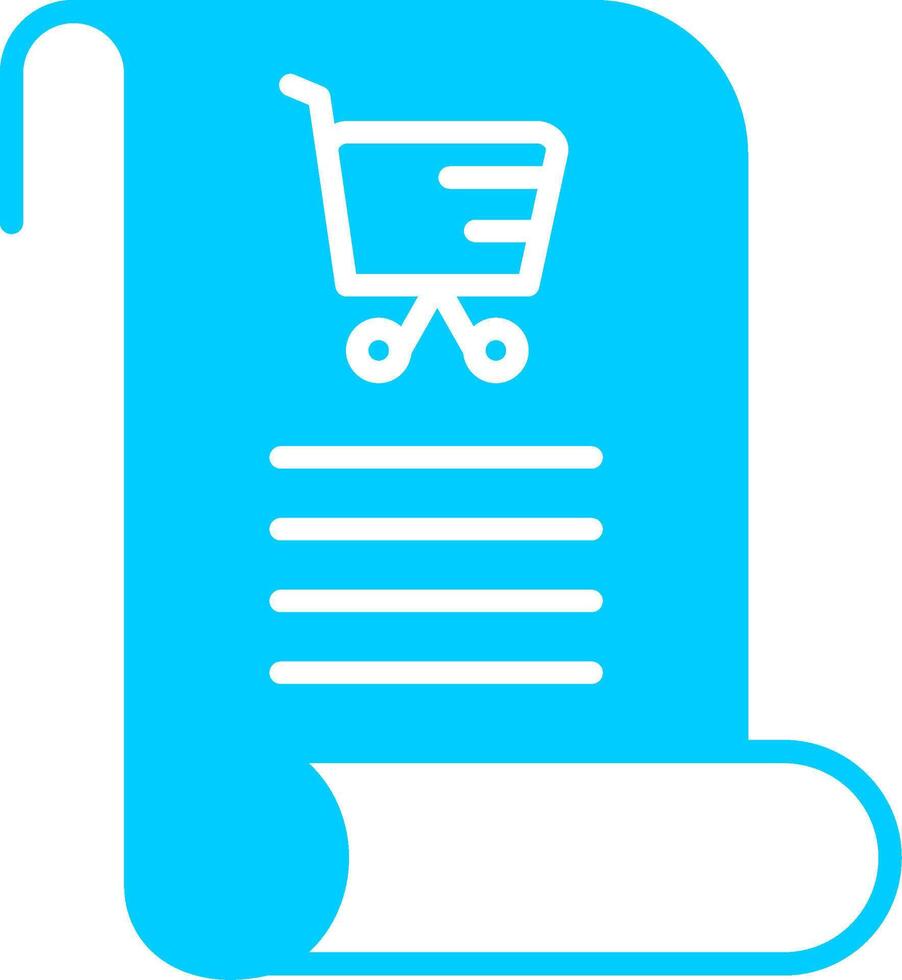 Shopping List Vecto Icon vector