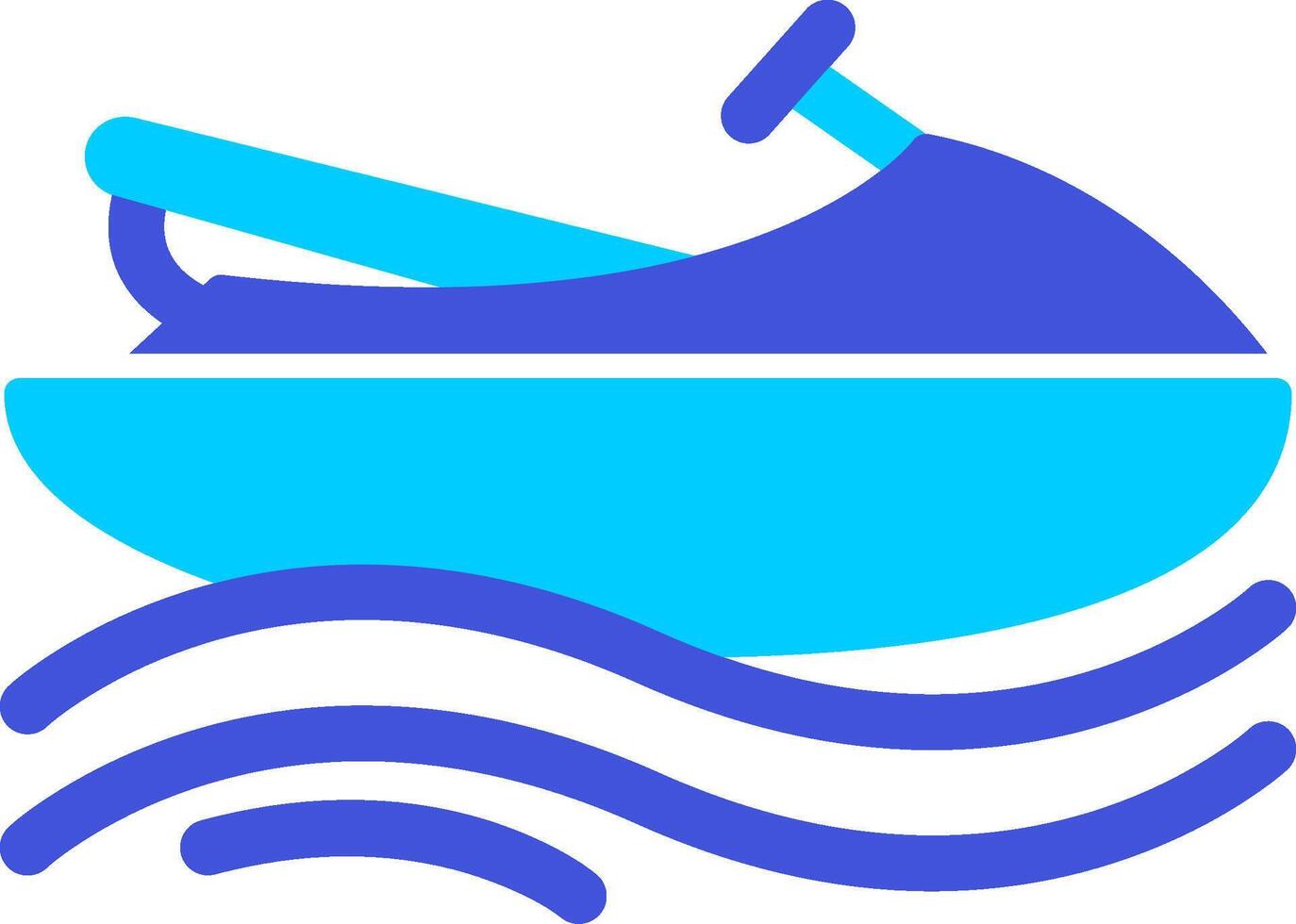 Jetski Vecto Icon vector
