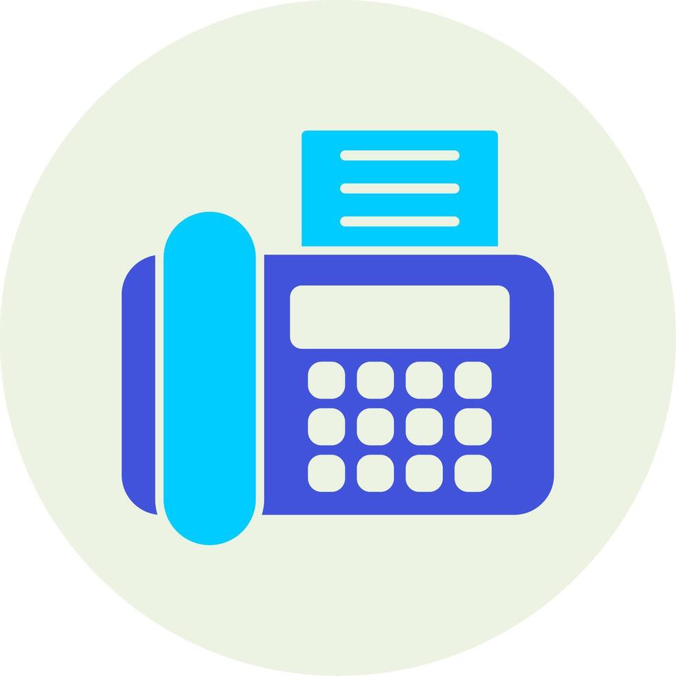 Fax Machine Vecto Icon vector