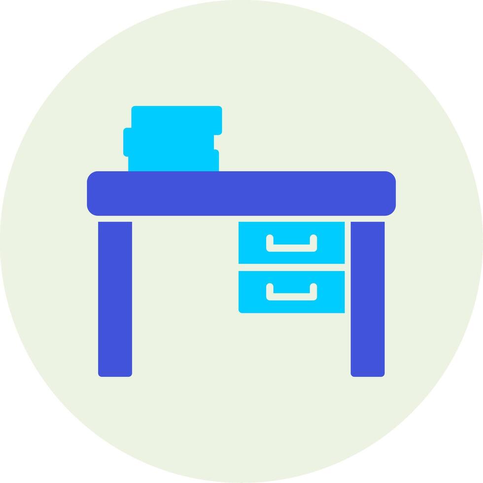 Work Desk Vecto Icon vector