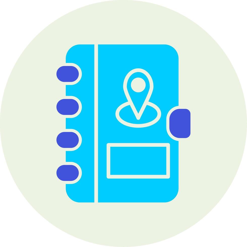 Address Book Vecto Icon vector
