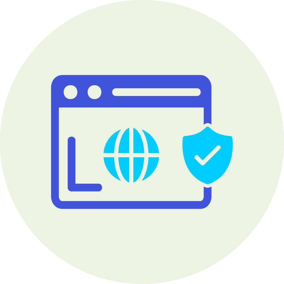Secure  Browser Vecto Icon vector