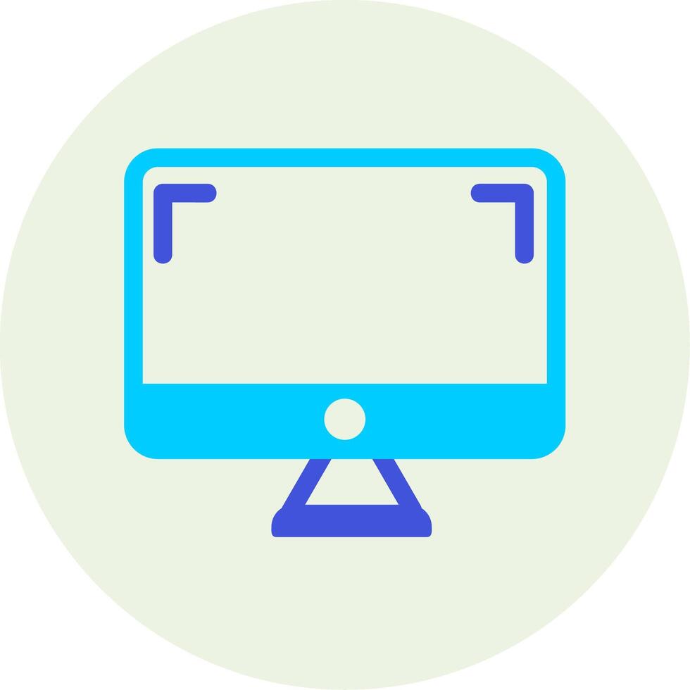 Monitor Vecto Icon vector