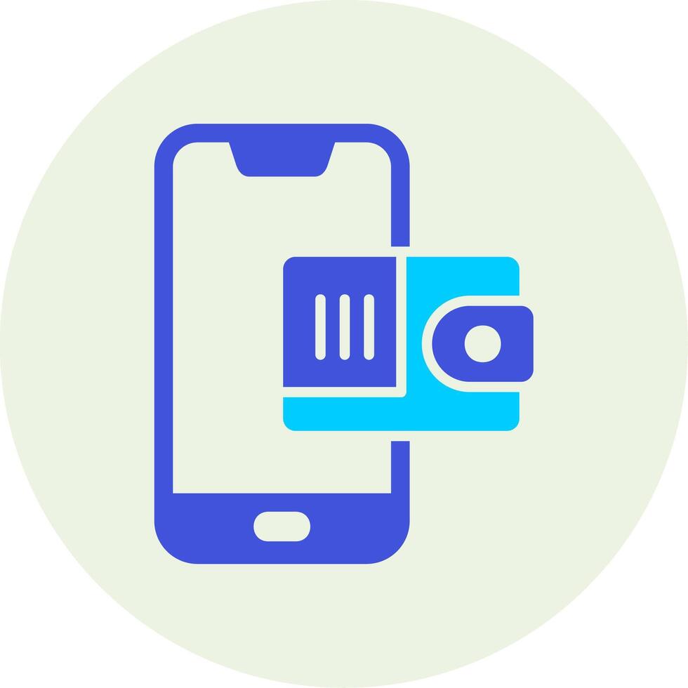 Mobile Wallet Vecto Icon vector