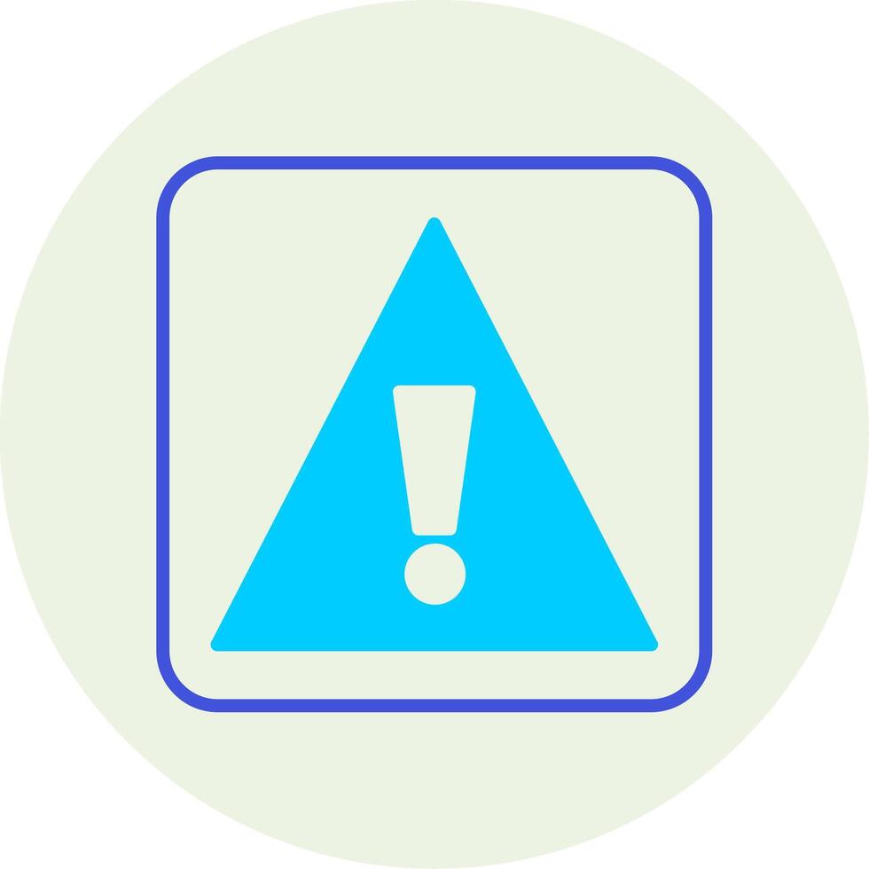 Caution Sign Vecto Icon vector