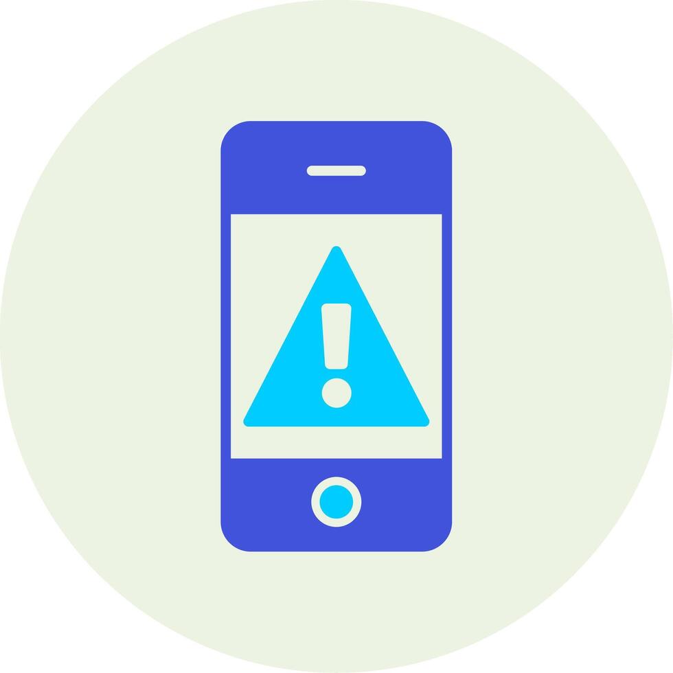 Mobile Alert Vecto Icon vector