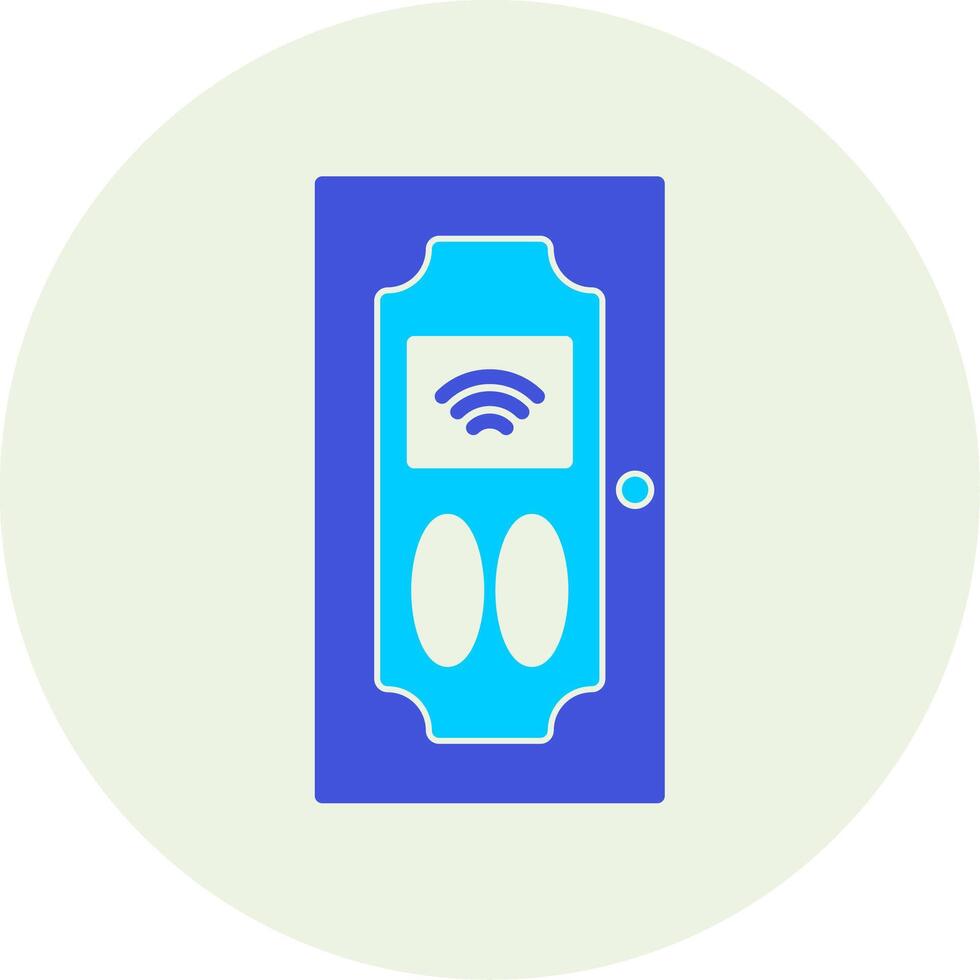 Smart Door Vecto Icon vector