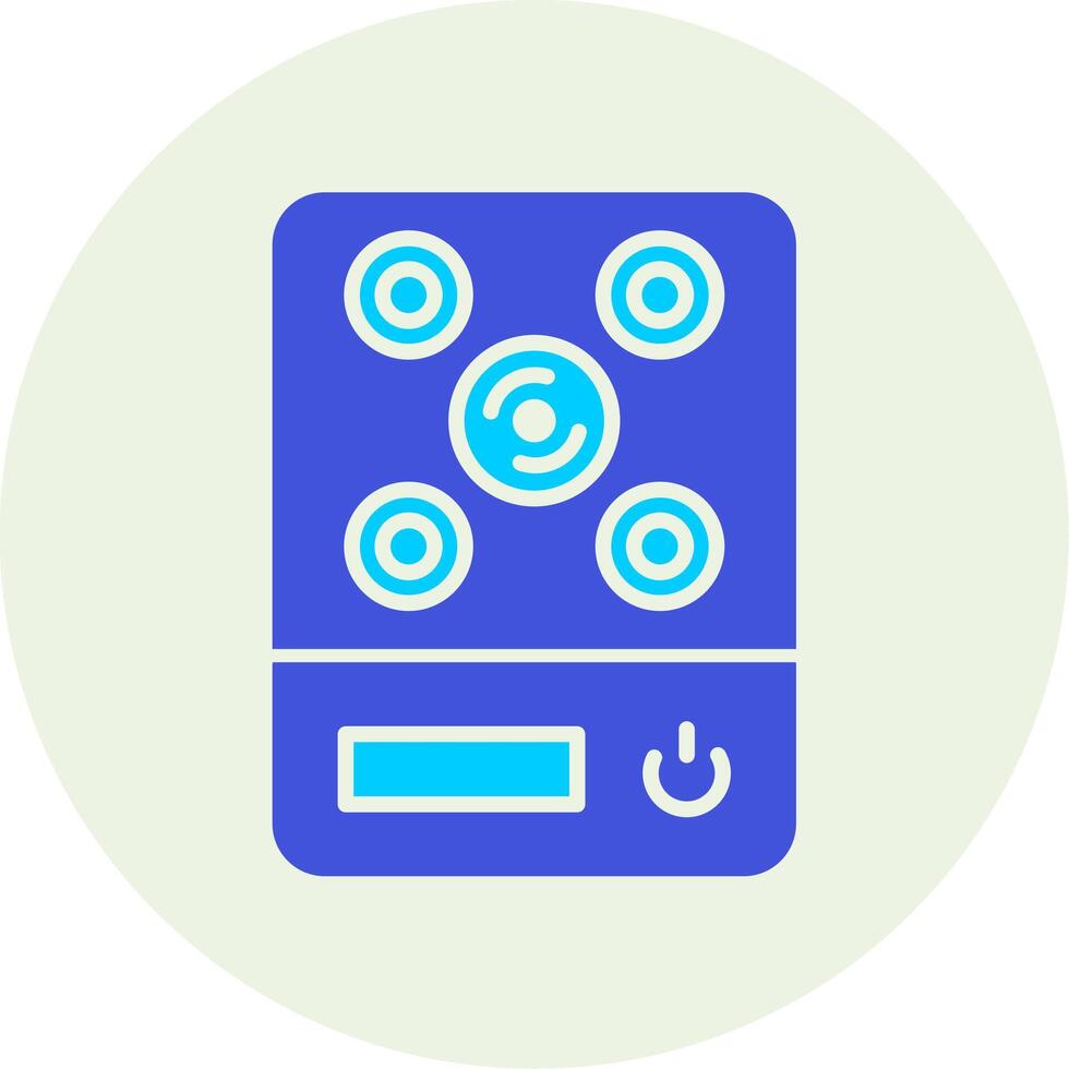 Induction Stove Vecto Icon vector